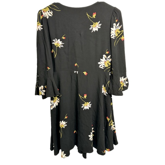Free People Time on my Side Floral Print Wrap Dress Womens Size Extra Small XS - Picture 2 of 3